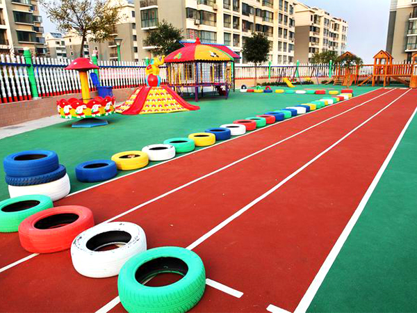 幼儿园塑胶跑道